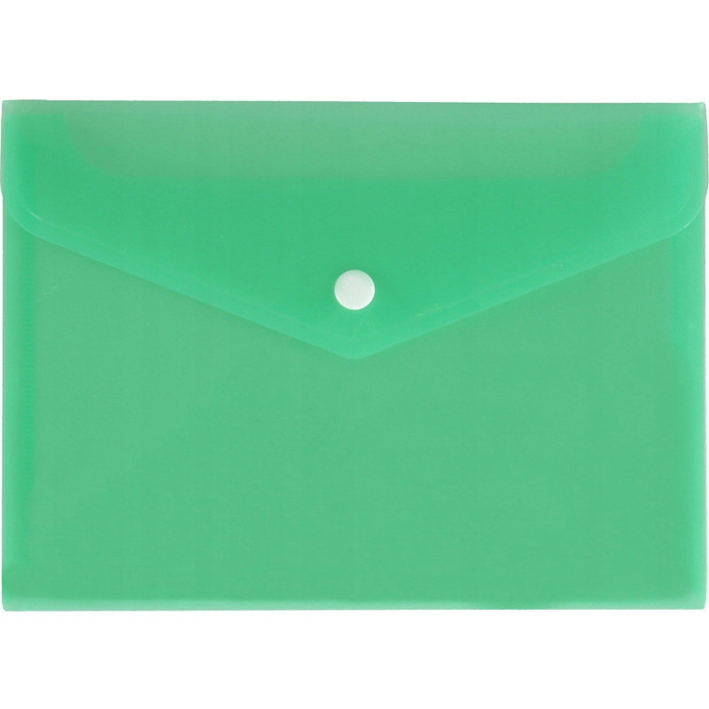 Teczka kopertowa na dokumenty A5 satyna PP zielona TKS-02-12 BIURFOL