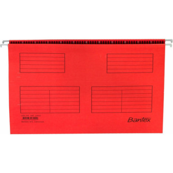 Teczka zawieszana na dokumenty STANDARD czerwona 100331435 BANTEX