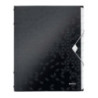 Teczka z gumką 12 przegródek A4 200k czarna 46340095 LEITZ WOW
