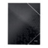Teczka kartonowa z gumką WOW Leitz, czarna 39820095