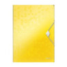 Teczka z gumką PP Leitz WOW, 15mm, żółta 45990016