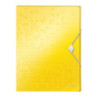Teczka z gumką LEITZ WOW 30mm 250k A4 żółta 46290016