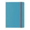 Teczka z gumką i kieszonką, PP, niebieska 46190061