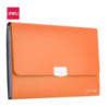 Teczka z rączką 7-przegródek RIO pomarańczowa 38125 ORANGE DELI