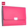 Teczka z rączką 7-przegródek RIO różowa 38125 PINK DELI