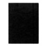 Teczka z gumką prostą NATUNA A4 preszpan czarna 390g