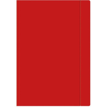 Teczka z gumką ekonomiczna NATUNA A4 (10szt) czerwona 320g