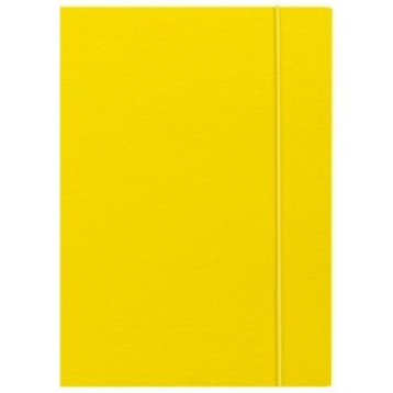 Teczka z gumką ekonomiczna NATUNA A4 (10szt) żółta 320g