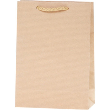 Torebka prezentowa KRAFT 1 mała szara 13x18x6cm ROZETTE