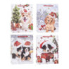 Torebka prezentowa A4 26x32x10cm BOŻE NARODZENIE TBN-24130-HS-A4 ROZETTE