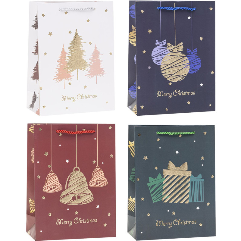 Torebka prezentowa A3 31x40x12cm BOŻE NARODZENIE TBN-24132-HS-A3 ROZETTE