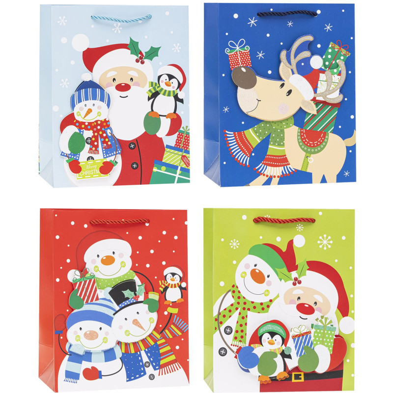 Torebka prezentowa A4 26x32x10cm TBN-24201-3D-A4-GL ROZETTE