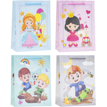 Torebka prezentowa 26x32x10cm TD-22068-A4 ROZETTE Torebka prezentowa 26x32x10cm TD-22068-A4 ROZETTE