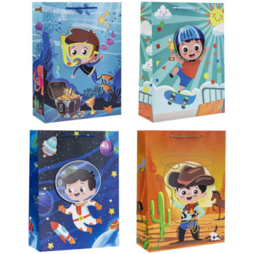 Torebka prezentowa 26x32x10cm TD-23060-HS-A4 ROZETTE