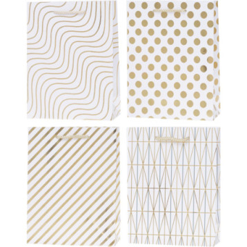 Torebka prezentowa 31x42x12cm Lux HS wz. Graficzne Y A3 ROZETTE