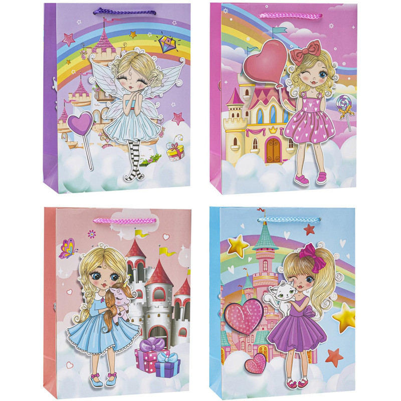 Torebka prezentowa 18x24x8cm TD-23122-3D-A5 ROZETTE