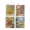 Torebka ozdobna złocona 26x32x12.5cm ROZETTE
