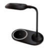 Lampka biurkowa led PLATINET czarna 10W z ładowarką indukcyjną (45248)