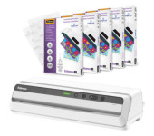 Laminator JUPITER A3 OFFICE 5748401 + 5 opakowań folii do laminacji ImageLast A4 5306114 FELLOWES