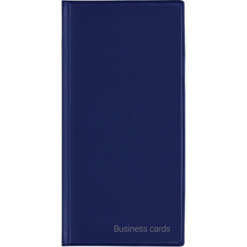 Wizytownik Etui na 96 wizytówek Premium granatowy WI-24-02 BIURFOL
