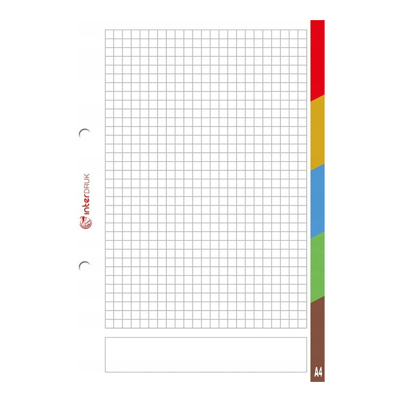 Wkład do seg.A4 50k LUX kol.re INTERDRUK  7292