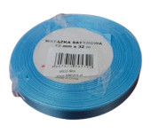 Wstążka satynowa 12mm/32m błękitna 900 BREWIS