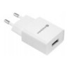 Ładowarka sieciowa 230V EVERACTIVE SC-100 1xUSB 1A biała