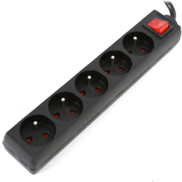 Listwa zasilająca 5g/5m czarna OMEGA 16A/3500W uziemienie (41107) Listwa zasilająca 5g/5m czarna OMEGA 16A/3500W uziemienie (41107)