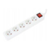 Listwa zasilająca 5g/5m biała OMEGA 16A/3500W uziemienie (43716) Listwa zasilająca 5g/5m biała OMEGA 16A/3500W uziemienie (43716)
