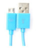 Kabel USB-A - microUSB 1m 2A niebieski OMEGA BAJA (44340)
