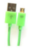 Kabel USB-A - microUSB 1m 2A zielony OMEGA BAJA (44341)