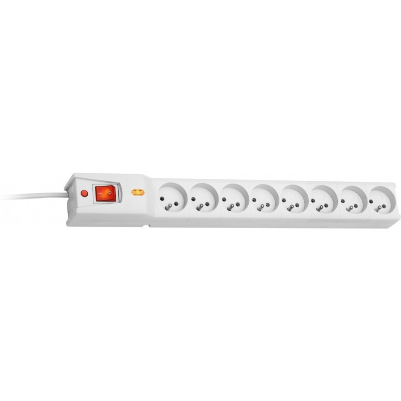 Listwa antyprzepięciowa 8g/1,5m szara LX 810 G-A MAXLINE LESTAR Listwa antyprzepięciowa 8g/1,5m szara LX 810 G-A MAXLINE LESTAR