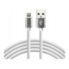 Kabel USB-A - Lightning 1m 2,4A silikonowy biały EVERACTIVE (CBS-1IW) Kabel USB-A - Lightning 1m 2,4A silikonowy biały EVERACTIVE (CBS-1IW)