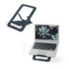 Ultrapłaska aluminiowa podstawka pod laptopa Leitz Ergo z regulacją wysokości 63460089