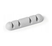 Klipsy samoprzylepne na 4kable (2szt) szary 504010 DURABLE Cavoline Clip 4