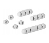 Klips samoprzylepny na 1 kabel CAVOLINE CLIP MIX, różne rodzaje w zestawie, 504110 DURABLE