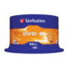 Płyta DVD-R 4,7GB VERBATIM cake (50szt) 16x Matt Silver 43548