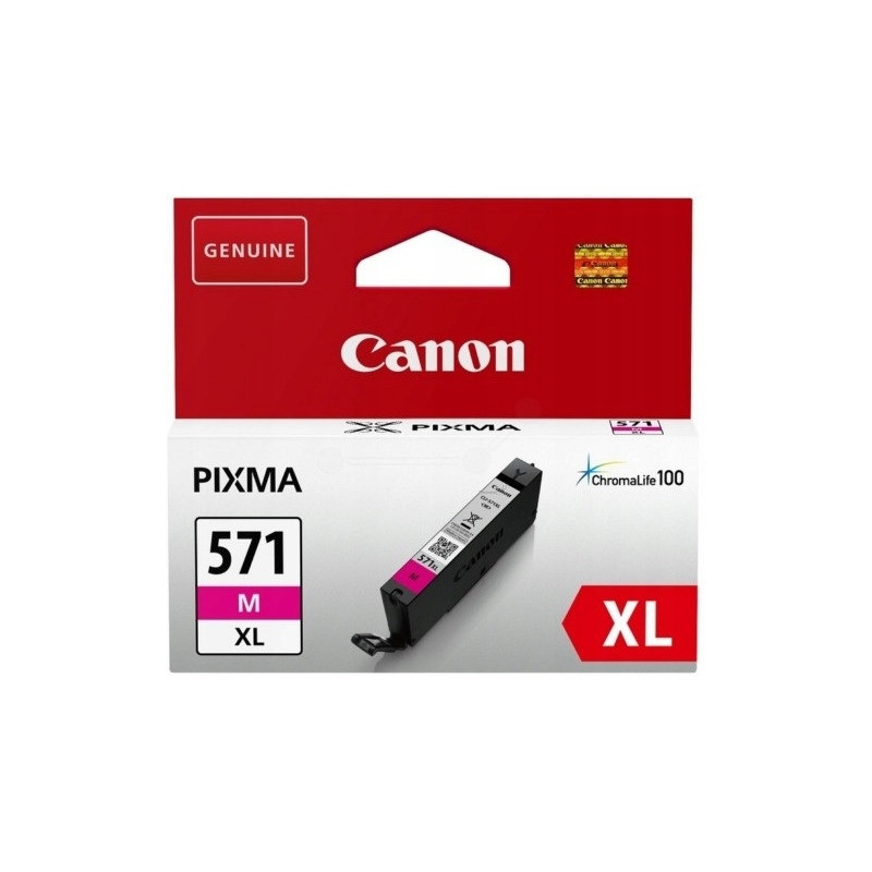 Tusz CANON (CLI-571M XL/0333C001) purpurowy 10,8ml/680str Tusz CANON (CLI-571M XL/0333C001) purpurowy 10,8ml/680str