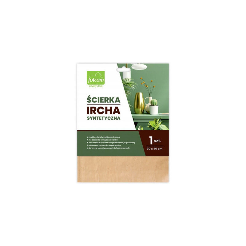 Ścierka IRCHA syntetyczna 30x40cm FOLCOM ŚC02/20/11