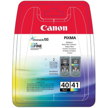 Tusz CANON (PG-40+CL-41/0615B043) czarny + kolor (2szt) 330str+303str Tusz CANON (PG-40+CL-41/0615B043) czarny + kolor (2szt) 330str+303str