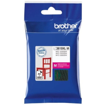 Tusz BROTHER (LC3619XL-M) purpurowy 1500str Tusz BROTHER (LC3619XL-M) purpurowy 1500str