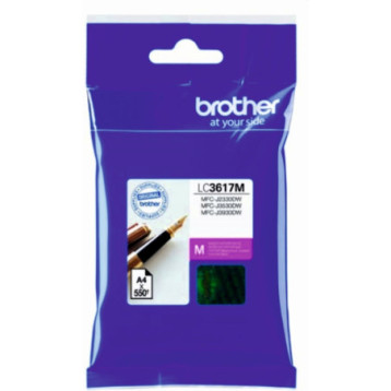 Tusz BROTHER (LC3617M) purpurowy 550str Tusz BROTHER (LC3617M) purpurowy 550str