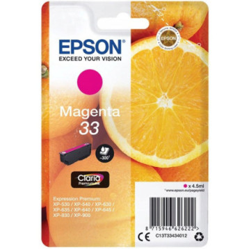 Tusz EPSON (33XL/C13T33634012) purpurowy 650str Tusz EPSON (33XL/C13T33634012) purpurowy 650str