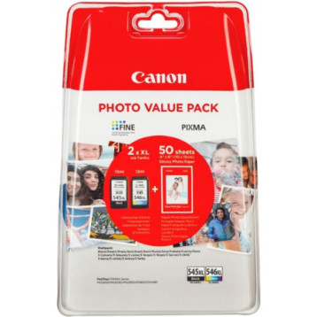 Tusz CANON (PG-545XL+CL-546XL/8286B006) czarny+kolor (2szt) Tusz CANON (PG-545XL+CL-546XL/8286B006) czarny+kolor (2szt)