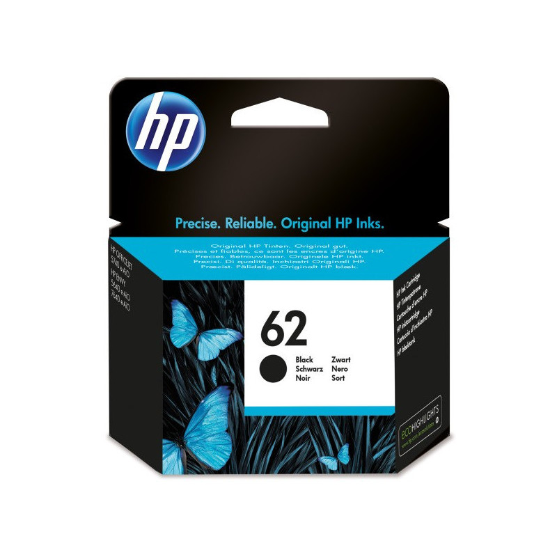 Tusz HP 62 (C2P04AE) czarny 200str/4ml Tusz HP 62 (C2P04AE) czarny 200str/4ml