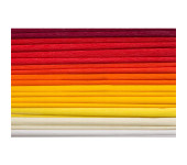 Bibuła 25x200cm mix kolory ciepłe (10szt) 8kol2521-MIX2 HAPPY COLOR