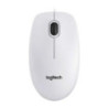 Mysz przewodowa LOGITECH B100 USB biała 910-003360