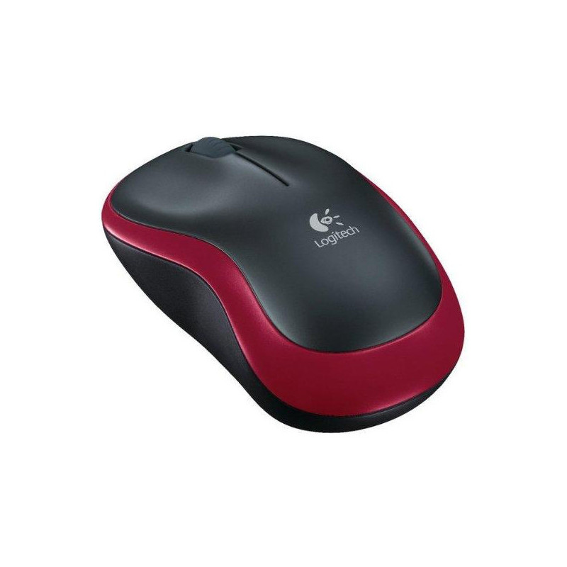 Mysz bezprzewodowa LOGITECH optyczna M185 czerwona 910-002240