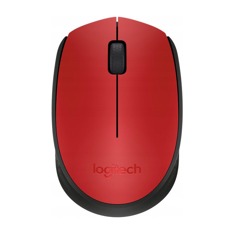 Mysz bezprzewodowa LOGITECH M171 czerwona 910-004641