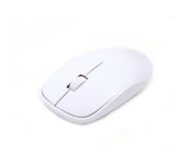 Mysz OMEGA bezprzewodowa optyczna 1200dpi USB biała (42864)